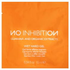 No Inhibition Wet Hard Gel - modelovací gel, který dodává efekt mokrým vlasům, 10 ml