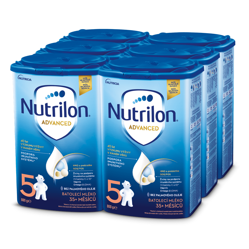 Levně Nutrilon 5 Advanced dětské mléko 6x 800g, 35+