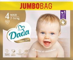 Dada Dada Extra care 4, JUMBO 82 ks, 7-16kg