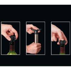 Cilio Cilio vakuová pumpa na víno se 2 zátkami, 15 cm