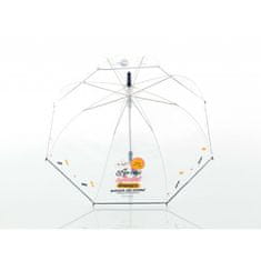 Doppler Kids Lang AC Transparent SUNSHINE - průhledný dětský holový deštník