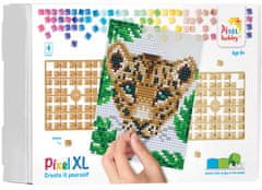 Pixelhobby Diamantové malování - sada 4 základních desek - Leopard