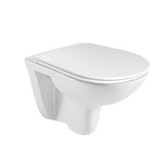Mereo WC závěsné, RIMLESS, 530x355x360, keramické, včetně sedátka CSS113S VSD81S - Mereo