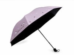 Kraftika 1ks černá dámský skládací deštník květy, dámské deštníky