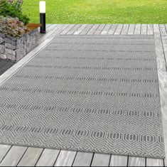 Ayyildiz Kusový koberec Aruba 4903 grey – na ven i na doma 60x100
