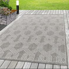 Ayyildiz AKCE: 140x200 cm Kusový koberec Aruba 4904 grey – na ven i na doma 140x200