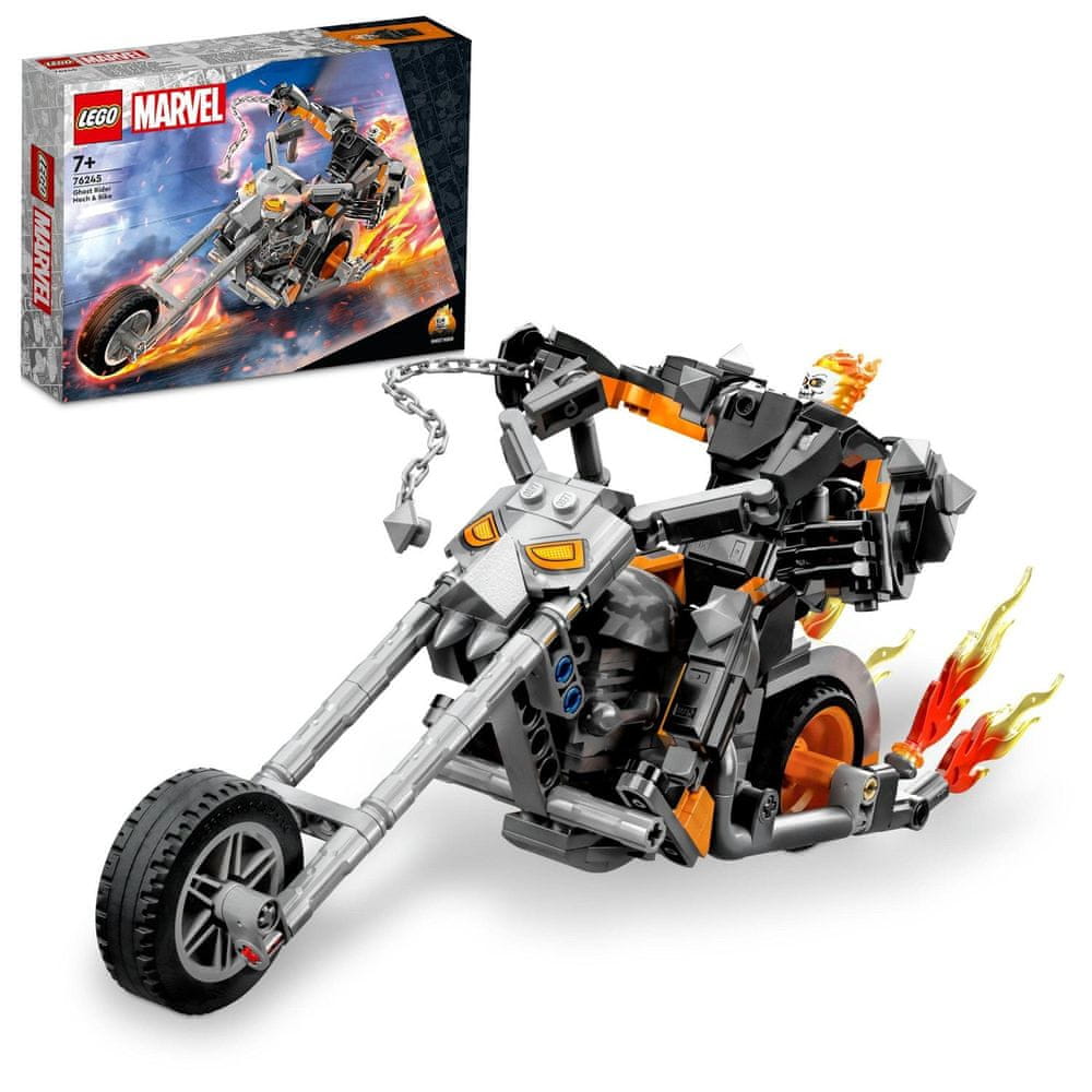Levně LEGO Marvel 76245 Robotický oblek a motorka Ghost Ridera