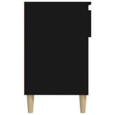 Greatstore Botník černý 102x36x60 cm kompozitní dřevo