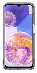 Samsung Poloprůhledný zadní kryt pro Samsung Galaxy A23 EF-QA235TBEGWW, černý - rozbaleno