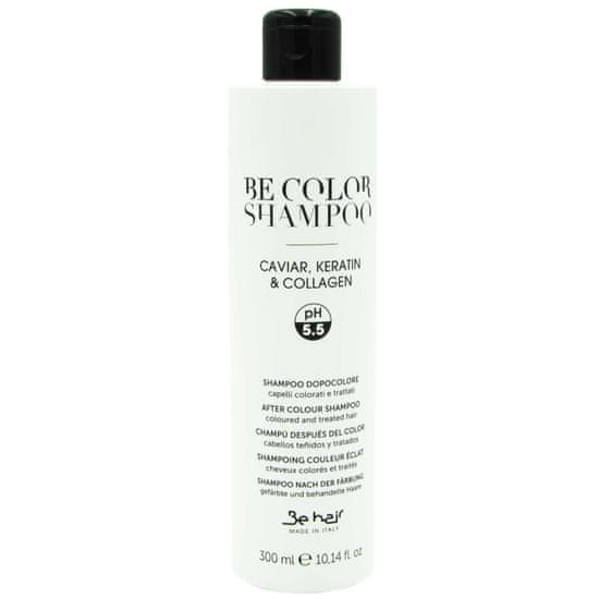 Be hair Be Color Caviar, Keratin & Collagen ph 5,5 - hydratační šampon pro barvené vlasy, 300 ml
