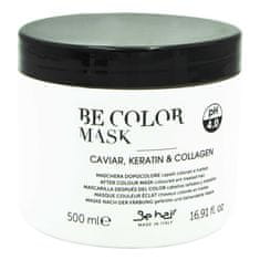 Be hair Be Color Caviar, Keratin & Collagen ph 4.0 - maska na barvené vlasy, 500 ml