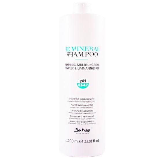 Be hair Be Mineral Plump Shampoo - šampon pro slabé a citlivé vlasy, 1000 ml