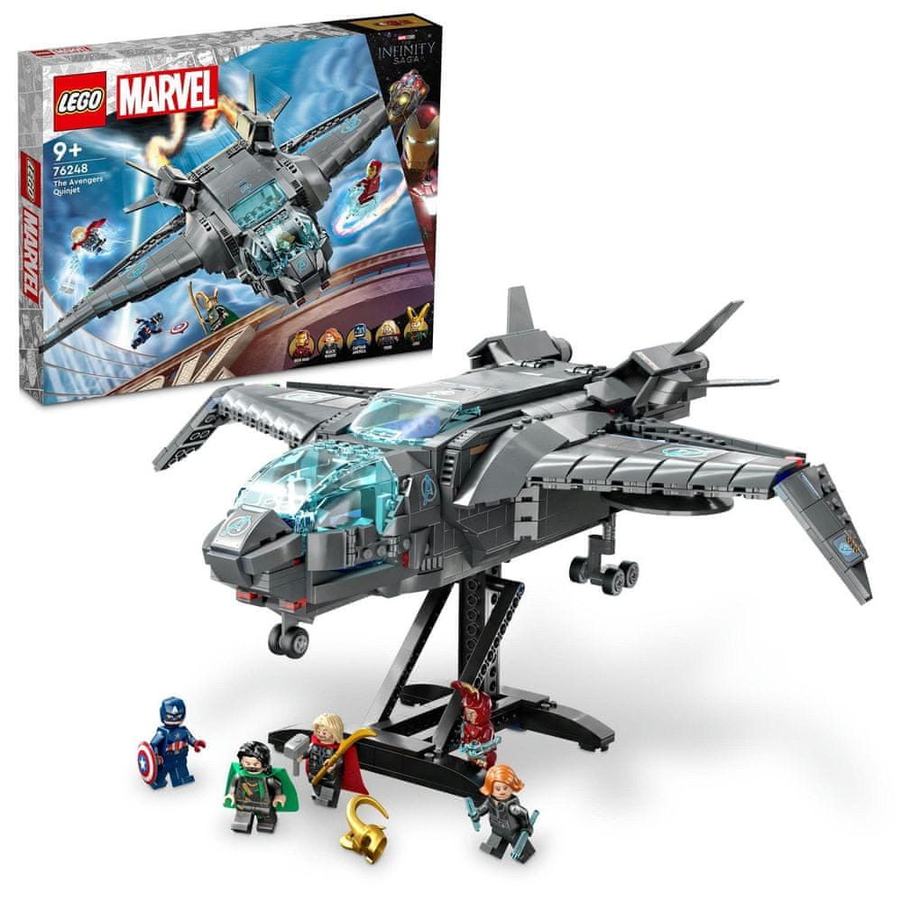Levně LEGO Marvel 76248 Stíhačka Avengers Quinjet