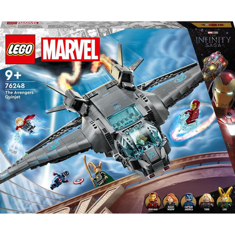Levně LEGO Marvel 76248 Stíhačka Avengers Quinjet