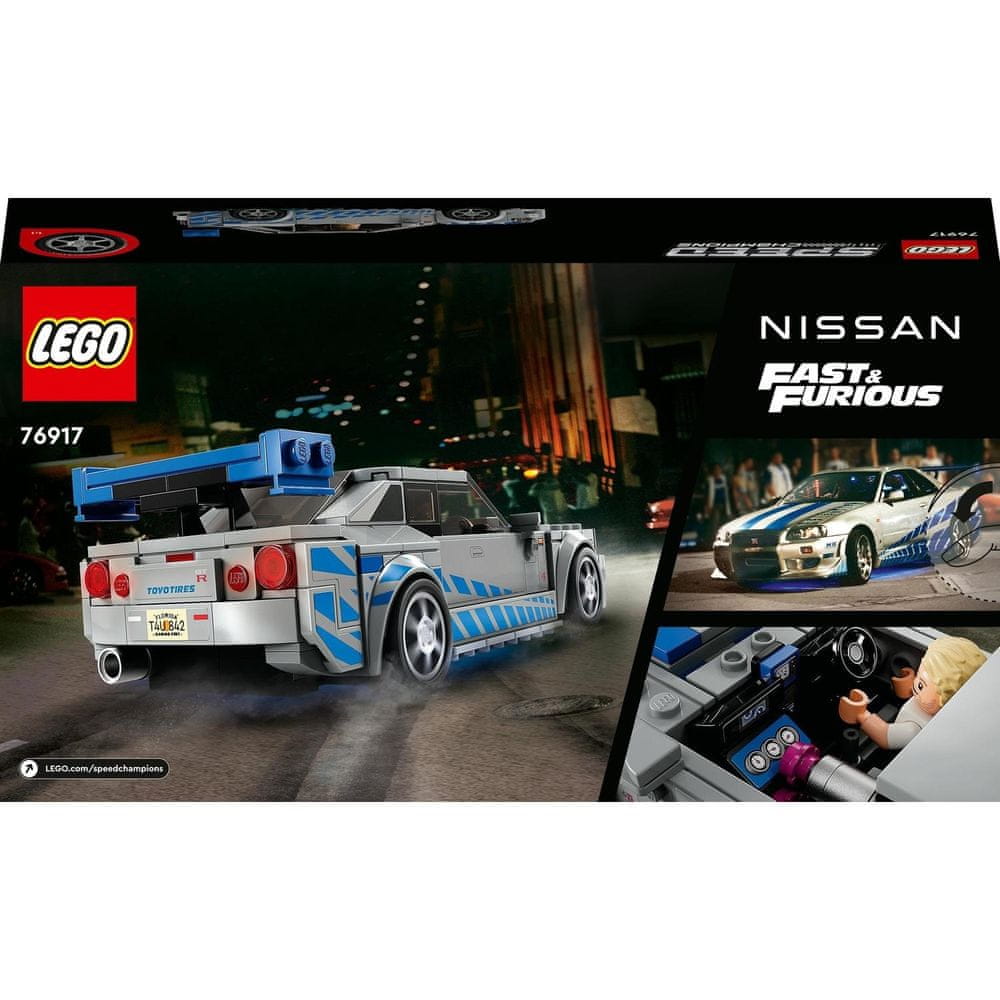 Levně LEGO Speed Champions 76917 2 Fast 2 Furious Nissan Skyline GT-R (R34)