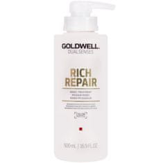 GOLDWELL Rich Repair 60sec - regenerační balzám, který obnoví strukturu suchých a poškozených vlasů za pouhých 60 sekund, 500 ml