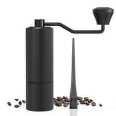 Ruční mlýnek na kávu Time 25g kávy nerezový Premium black