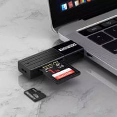 Kaku KSC-749 USB čtečka paměťových karet SD / microSD, černá