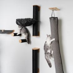 RHR Quality Kočičí stěnový systém Cat wall – taška na šplhání a šplhání (Blackline)