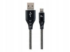 Gembird Kabel CC-USB2B-AMCM-1M-BW USB A - USB C černobílý 1m