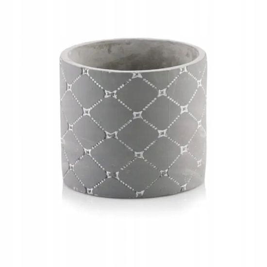 Polnix Betonový keramický květináč šedý 14 cm