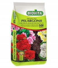 BioVita Zemina pro muškáty a balkónové rostliny 50L