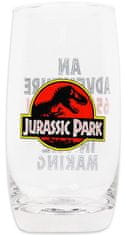 CurePink Sklenice Jurassic Park|Jurský park: 65 Million Years (objem 350 ml)
