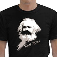 STRIKER Tričko Karl Marx Barva: Černá, Velikost: XXL