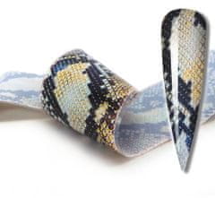 TOJATO Kosmetická přenosová fólie na nehty 10cmx4cm Hadí kůže