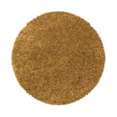 Ayyildiz DOPRODEJ: 160x160 (průměr) kruh cm Kusový koberec Sydney Shaggy 3000 gold kruh 160x160 (průměr) kruh