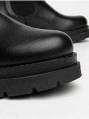 NeroGiardini Černé kožené chelsea boty Nero Giardini 36