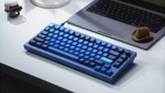 Keychron Q1 QMK Mechanická klávesnice Version 2, Fully Assembled Knob Navy Blue Gateron G Pro Red Q1-O1