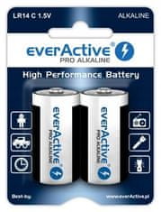 everActive Baterie Pro Alkaline EVLR14-PRO C (R14) 2 ks.