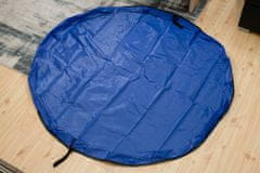 Aga Hrací deka vak na hračky 150 cm 2v1 modrá