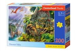 Castorland puzzle 200 dílků - Údolí dinosaurů