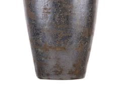 Beliani Tmavě šedá dekorační váza LORCA
