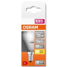 Osram LED žárovka E14 P45 3,3W = 25W 250lm 2700K Teplá bílá