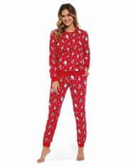 Cornette 163-335 červené dámské pyžamo Barva: červená, Velikost: M