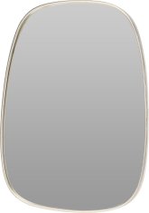 Koopman Oválné zlaté závěsné kosmetické zrcadlo 30x40 cm