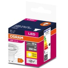 Osram LED žárovka GU10 4,5W = 50W 350lm 3000K Teplá bílá 60°