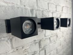 Osram LED žárovka GU10 Černá 4,5W = 35W 350lm 6500K Studená bílá 120°