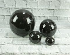 Polnix Dekorativní keramická koule 9 cm černá