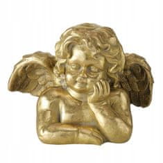 Boltze Figurka anděla dekorativní zlatá 33 cm