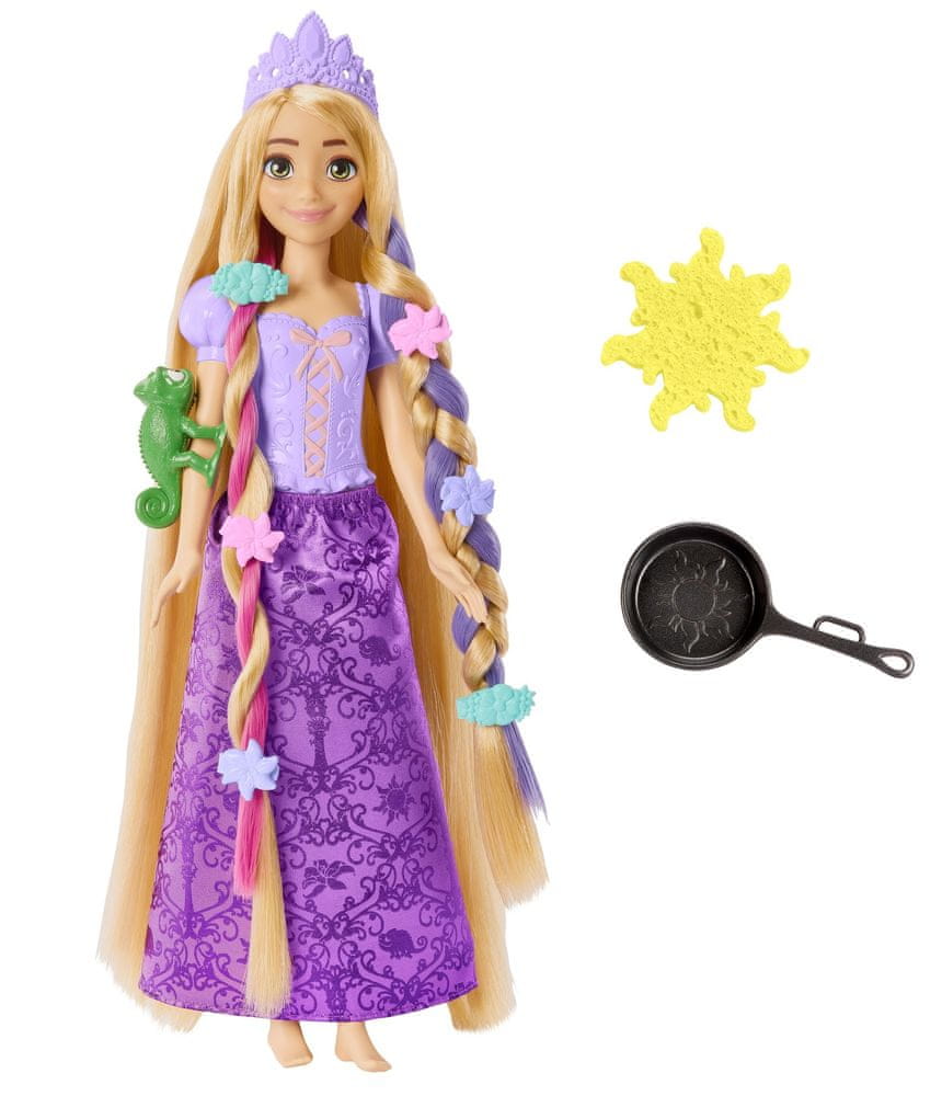 Disney Princess Panenka Locika s pohádkovými vlasy HLW18