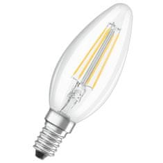 Osram LED žárovka E14 SVÍČKA Filament 4W = 40W 470lm 2700K Teplá bílá