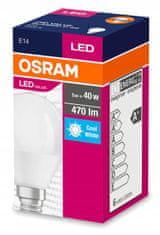 Osram LED žárovka E14 P45 5W = 40W 470lm 4000K Neutrální bílá