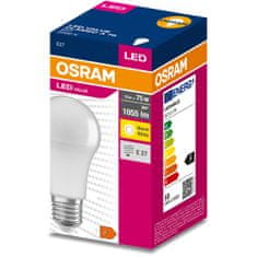 Osram LED žárovka E27 A60 10W = 75W 1055lm 3000K Teplá bílá