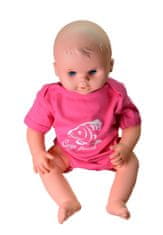R-SPEKT Baby body Carp friend pink, 6-12 měsíců