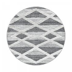 Oaza koberce 3D La Casa krémově šedý moderní koberec 200 cm x 200 cm
