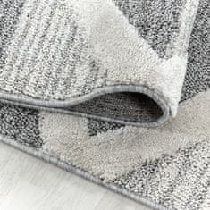 Oaza koberce 3D La Casa krémově šedý moderní koberec 80 cm x 250 cm